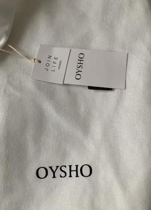 Большая  хлопковая сумка шоппер oysho оригинал2 фото