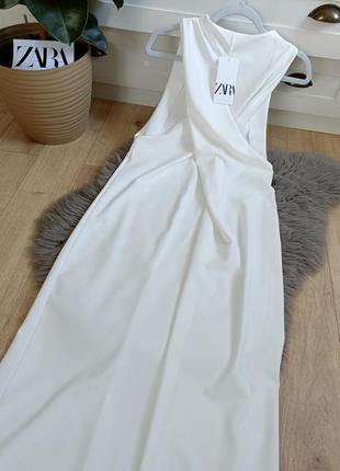 Крута сукня міді від zara, розмір l1 фото