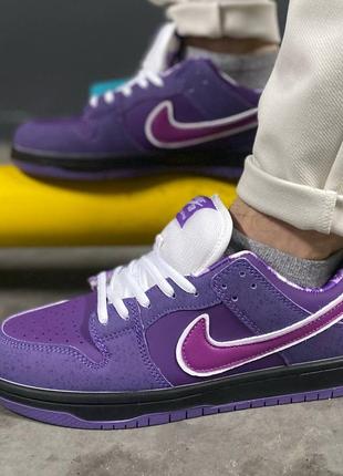 Nike sb dunk low purple lobster5 фото