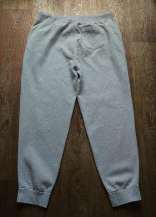 Серые мужские спортивные трикотажные штаны шорты polo ralph lauren размер xxl8 фото
