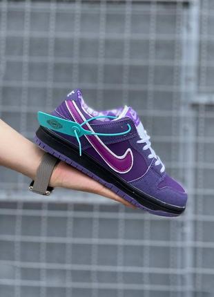 Кросівки чоловічі nike sb dunk low purple lobster3 фото