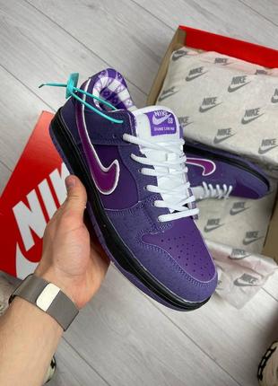 Кросівки чоловічі nike sb dunk low purple lobster6 фото