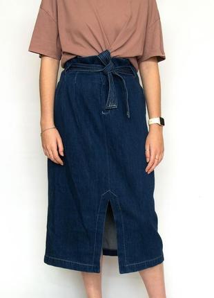 Юбка джинсовая длинная, h&m.3 фото