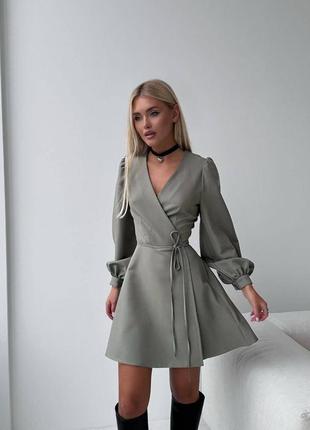 Базова сіра сукня міні