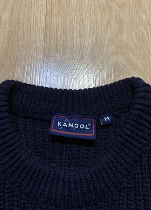 Kangol acrylic logo кофта светр оригінал5 фото