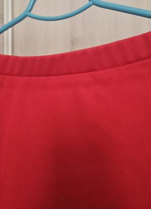 Красная юбка-миди 48-522 фото