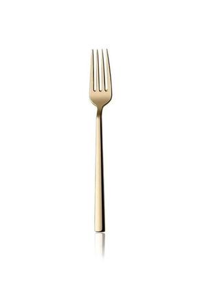 Вилка десертная hira gold shine chubuk cbkg-006 золотистая
