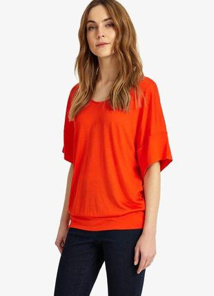 Стильна яскрава помаранчева футболка phase eight