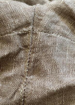 Нові широкі прямі лляні штани лен 💯 opus  40 данія 🇩🇰5 фото