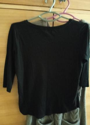 Блуза футболка топ свитшот кофточка женская размер м2 фото