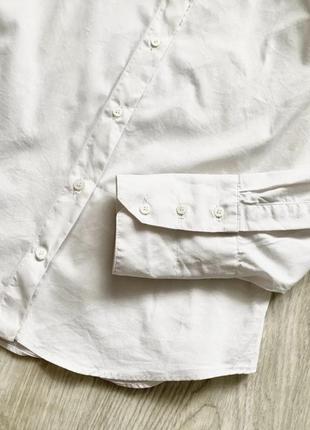 Zara базовая белая рубашка, рубашка, блузка, блуза4 фото