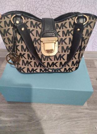 Michael kors сумка оригінальна лого2 фото