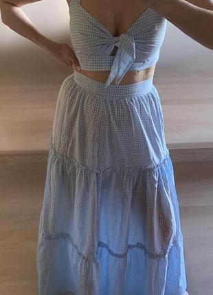 Костюм юбка и топ