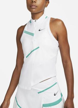 Майка женская теннисная nike court nkct dri fit tank nt mb корт новая оригинал1 фото