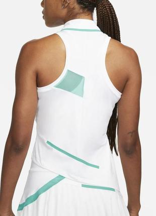 Майка жіноча тенісна nike court nkct dri fit tank nt mb крат нова оригінал2 фото