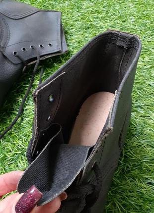 Вінтаж! 🏗 черевики рабочі кирзові юфть цвяхові союзка гранітоулем будівельні заводські для спец робіт оливобензостійкі зносостійкі шнуровка срср6 фото