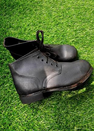 Вінтаж! 🏗 черевики рабочі кирзові юфть цвяхові союзка гранітоулем будівельні заводські для спец робіт оливобензостійкі зносостійкі шнуровка срср