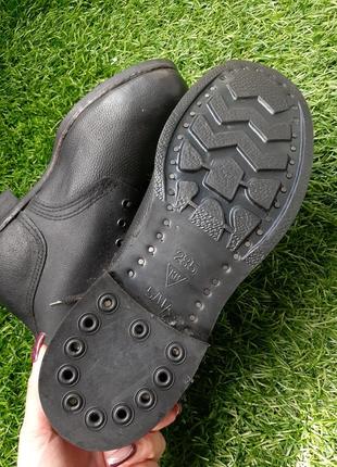 Вінтаж! 🏗 черевики рабочі кирзові юфть цвяхові союзка гранітоулем будівельні заводські для спец робіт оливобензостійкі зносостійкі шнуровка срср8 фото
