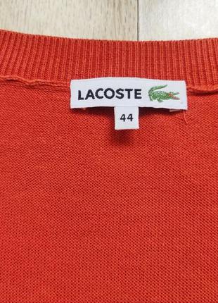 Майка lacoste (шелк+хлопок),l/xl3 фото