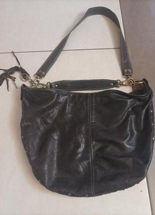 Шоппер кожаный итальялия