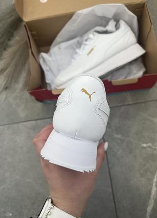 Белые кроссовки puma2 фото