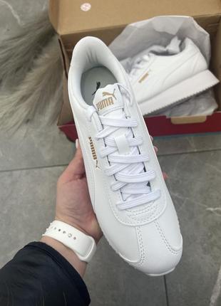 Белые кроссовки puma3 фото