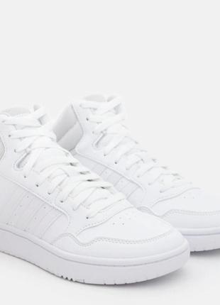 Нові кросівки білі жіночі оригінал adidas hoops 36.5 (4uk) 22.5 см2 фото