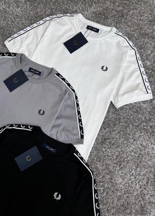 Футболка fred perry с лампасами4 фото