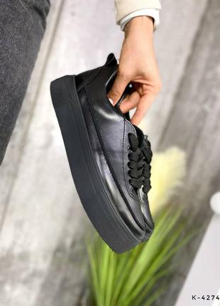 Стильні зручні кеди з натуральної шкіри