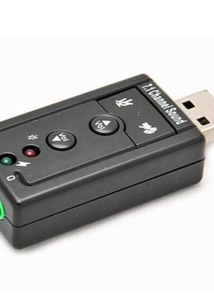 Зовнішня звукова карта usb 3d sound card 7.1 sk2