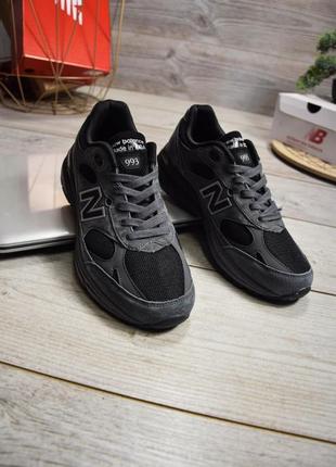 New balance 993 (black gray)4 фото