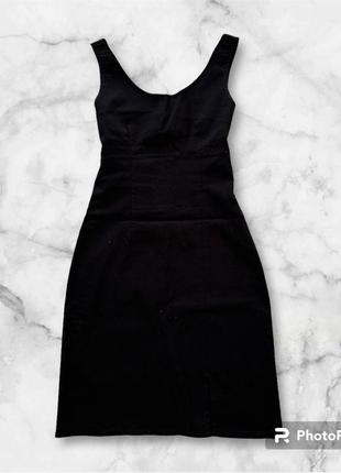Сукня по фігурі сукня футляр обтягуюча чорна сукня3 фото