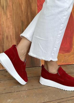 Натуральна шкіра замша всі розміри багато кольорів кросівки2 фото