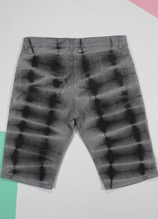 Интересные джинсовые скинни (skinny) шорты с потертостями от topman7 фото