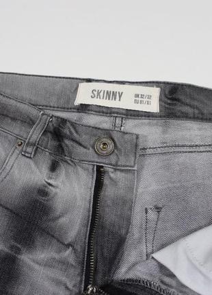 Интересные джинсовые скинни (skinny) шорты с потертостями от topman3 фото