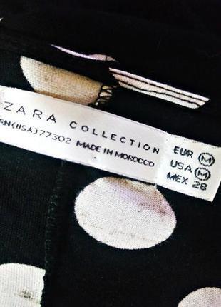 Волшебное платье на запах в белый горох успешного испанского бренда zara5 фото