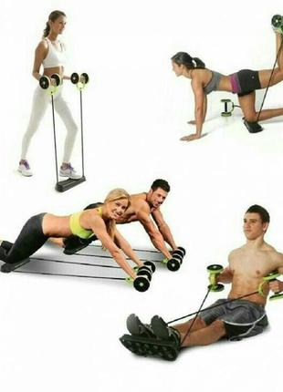 Тренажер revoflex xtreme для всего тела! 40 упражнений! роликовый тренажер