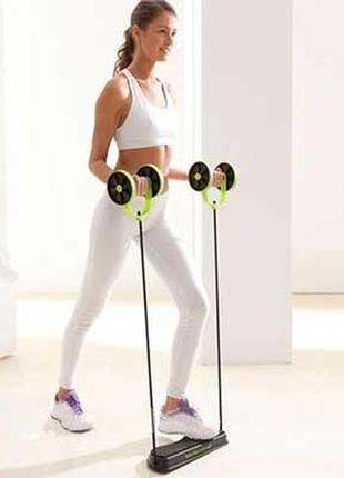 Тренажер revoflex xtreme для всего тела! 40 упражнений! роликовый тренажер