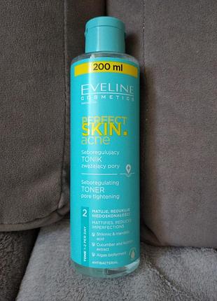 Себорегулирующий тоник сужающий поры eveline 200мл