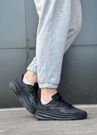 Чорні тканеві чоловічі кросівки 41-45 кроссовки мужские черного цвета сетка5 фото