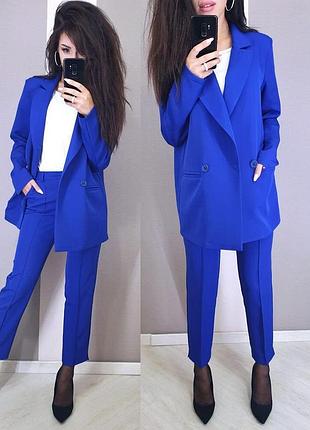 Шикарный брючный костюм oversize
