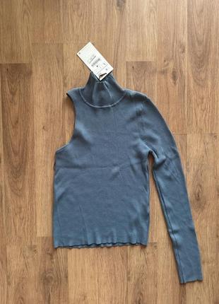 Кофта, гольф, топ zara на одне плече
