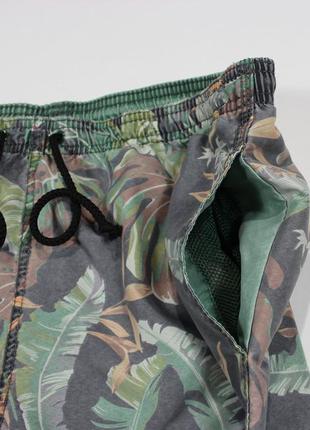 Симпатичные пляжные шорты с тусклым тропическим washed - принтом от h&amp;m3 фото