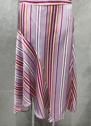 Элегантная вискозная юбка в полосатый принт бренда из данной day birger mikkelsen3 фото