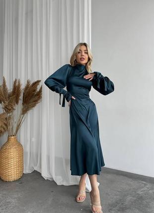 Платье из шелка армани