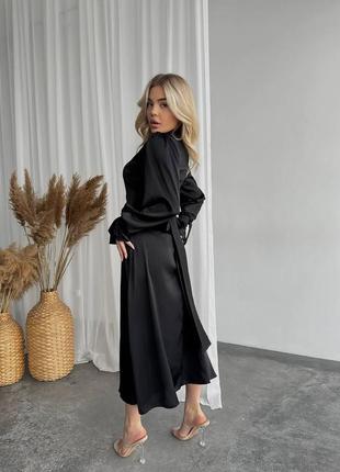 Платье из шелка армани