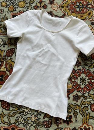 Белая футболка h&m