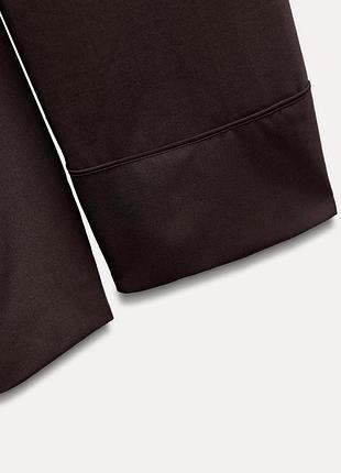 Женский брючный костюм с кимоно баклажанового цвета zara6 фото