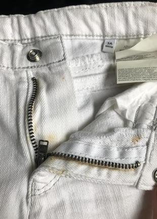 Білі джинси для хлопчика чи дівчинки бренд armani junior7 фото