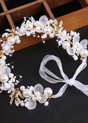 Венок обруч праздничный для девочки 👧 повʼязка на голову